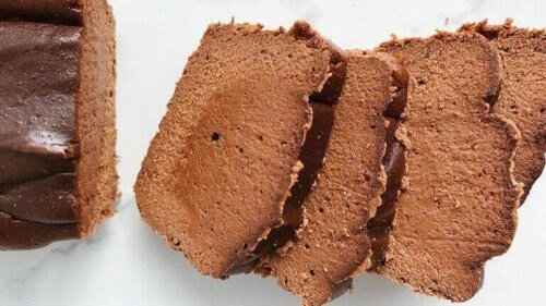 Kaloriefattig chokoladekage med proteiner 
