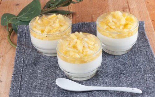 mousse med ananas