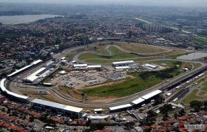 Le circuit Interlagos au Brésil.