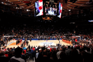 basket au Madison Square Garden