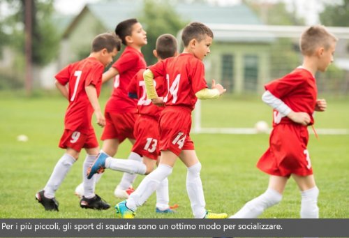 benefici dello sport per i bambini