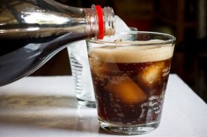 Bicchiere di coca cola