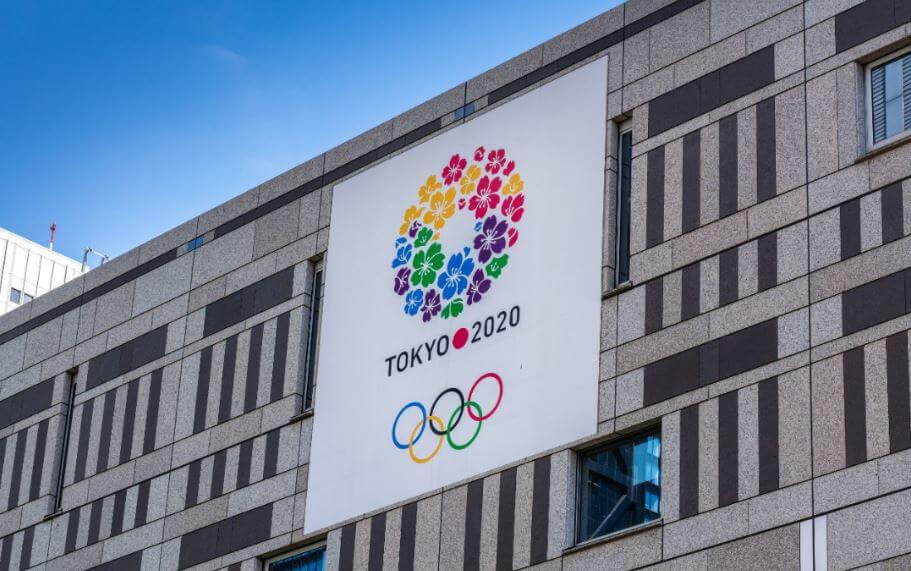 Banner Olimpiadi Tokio 2020.