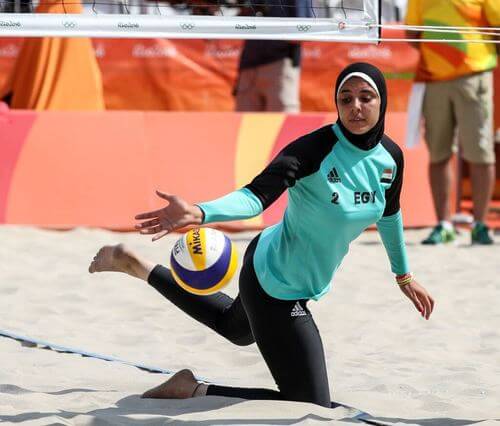 Doaa Eighobashy è una delle atlete musulmane più conosciute