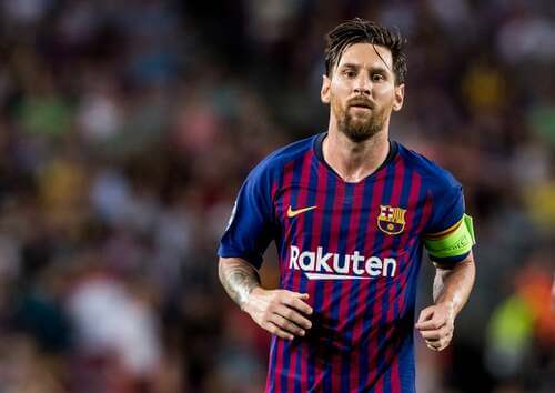 Lionel Leo Messi, giocatore del Barcellona.