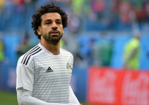 Il giocatore egiziano Mohamed Salah.