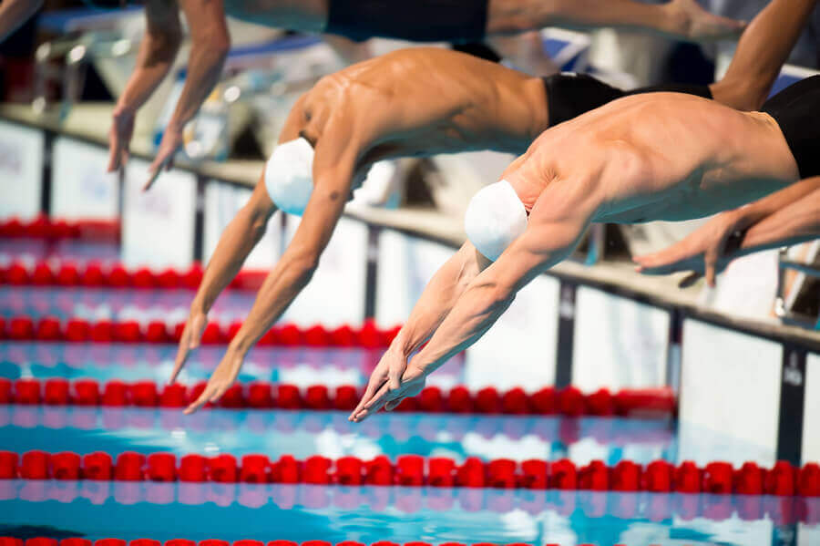 スペインの競泳：ルールと使用するプールの基準　男子競泳