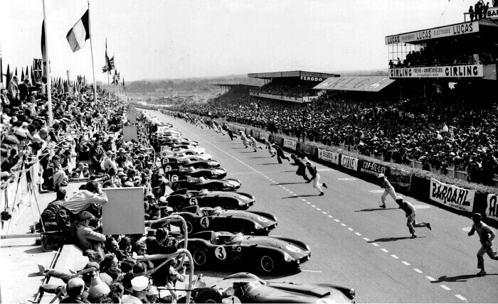 1955年に起きたル・マン24時間レースの悲劇　スタート地点
