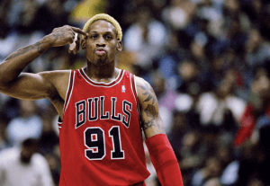 Chicago Bulls spiller nummer 91 hos laget fra 1996.