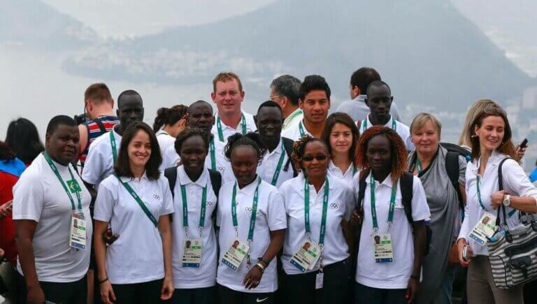Flyktningutøverne som deltok på flyktninglaget i OL i Rio 2016