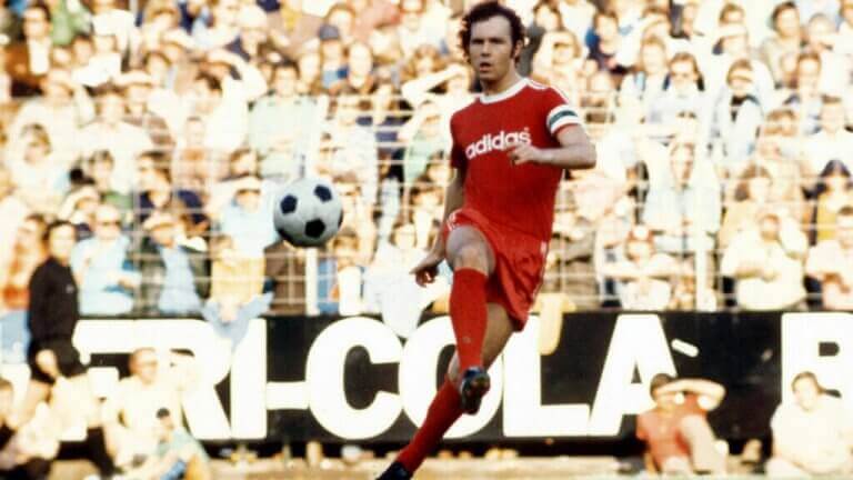 Franz Beckenbauer for Bayern München. 