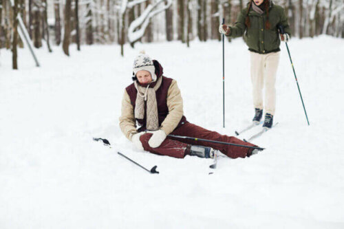 6 tips for å unngå kneskader når du går på ski