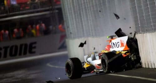 De mest surrealistiske ulykkene i Formel 1