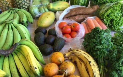 fruit en groenten van de echt voedsel beweging
