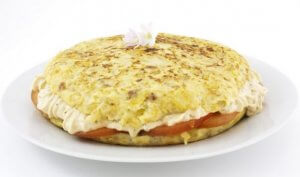 omlet ziemniaczany z serem