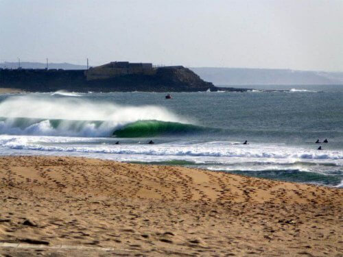 Najlepsze plaże Supertubos Portugalia