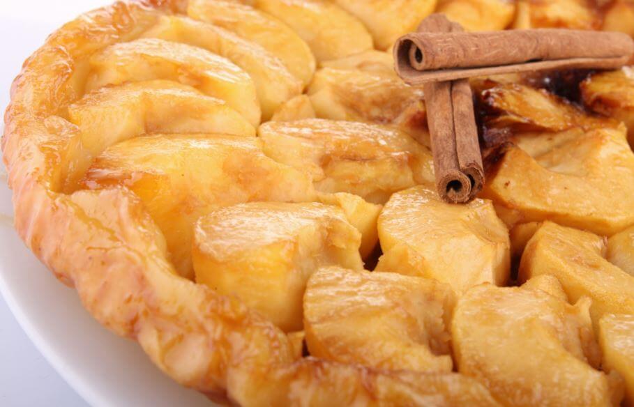 Sobremesas com frutas: torta de maçã