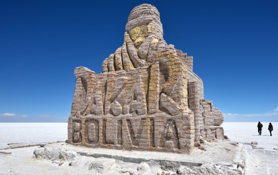 Escultura na Bolívia do Rally Dakar