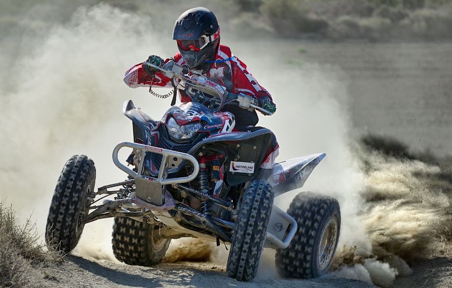 Quadriciclo competindo no Rally Dakar