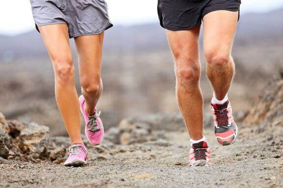 Correr na montanha envolve músculos diferentes