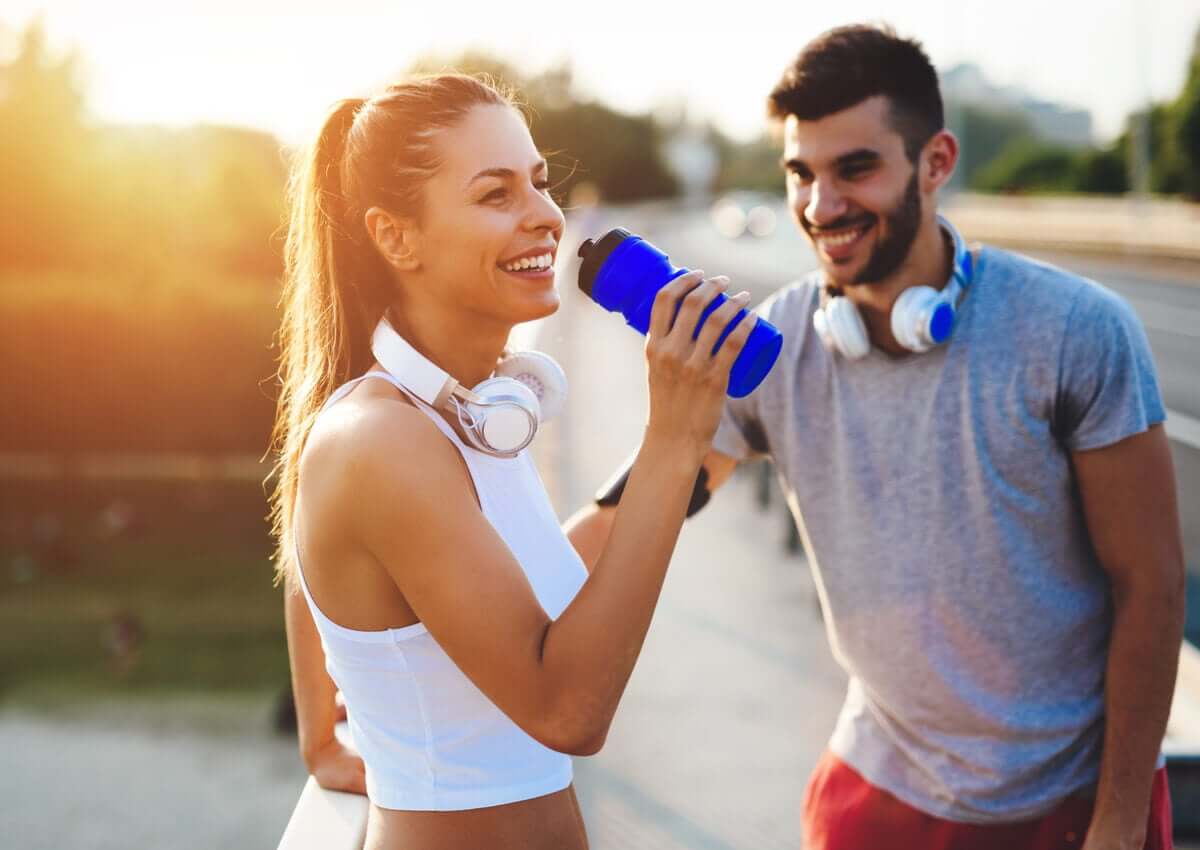 benefícios de correr em casal