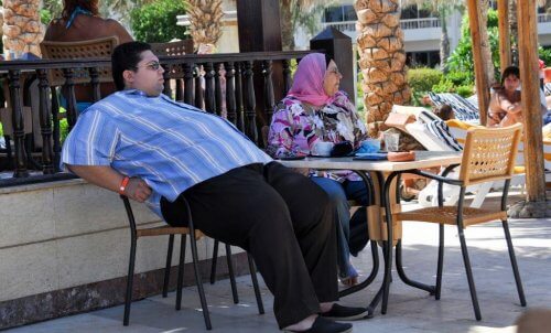 Mısır'lı obez adam ve kadın