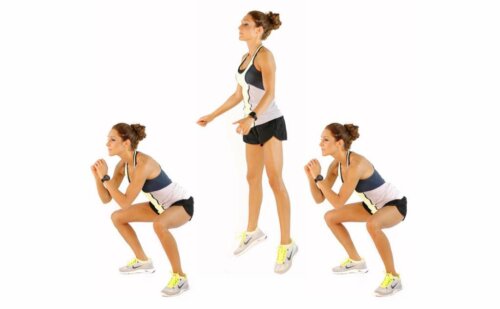Zıplama ile squat