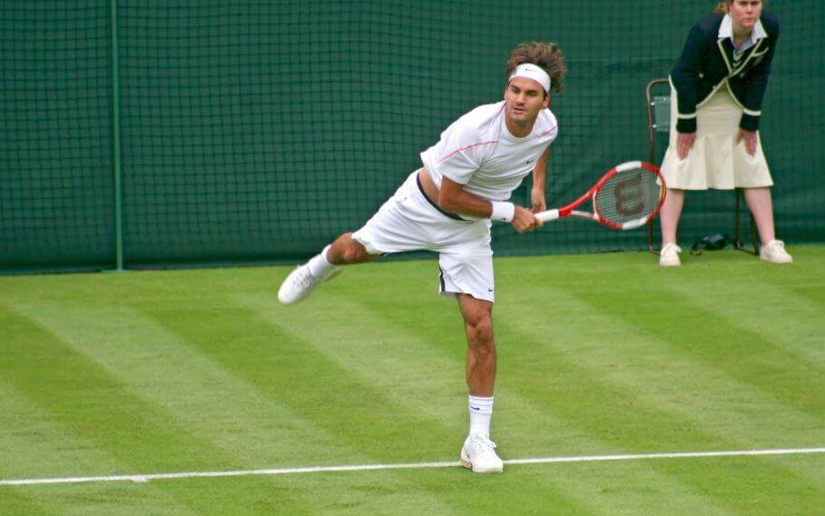 Roger Federer ve çim kortlar.