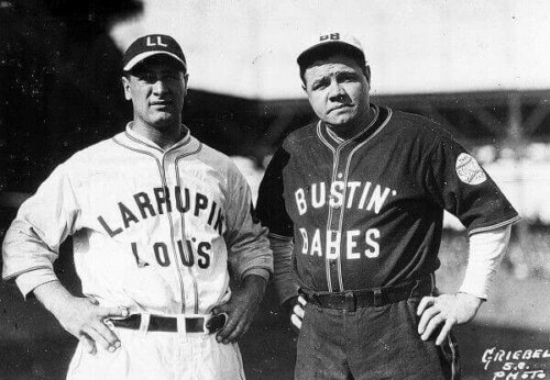 Babe Ruth ve Lou Gehrig.