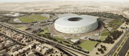 Al Thumama Stadyumu.