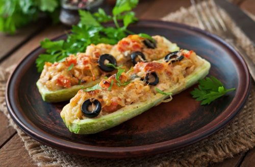 stuffed zucchini with cheese and olives zucchini recipes