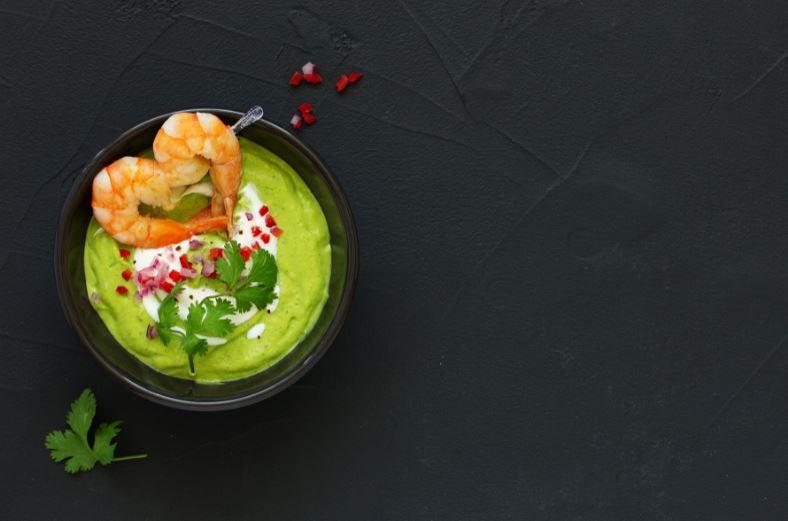 avocado and shrimp puree
