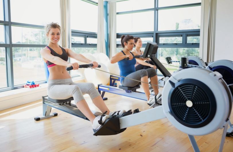 use rowing machine gym