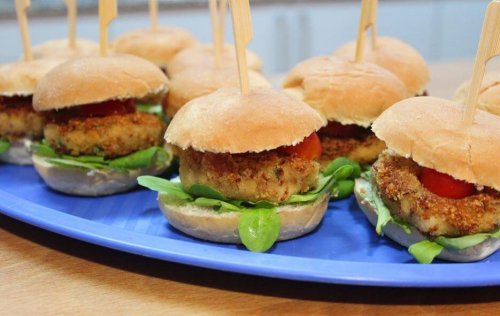 chickpea vegetarian burger