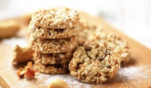 Oatmeal nut cookies.