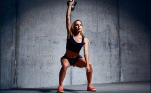 Try goblet squats with kettlebell weights 