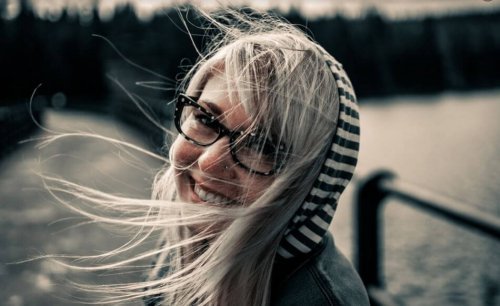 happy energy vitality girl