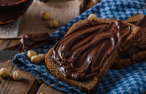 Nutella on whole wheat toast