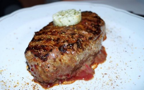 A steak high in fat is another example of one of the foods to avoid.