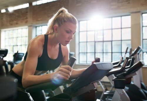 girl doing spinning