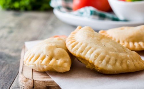close up of empanadas on a table salt intake