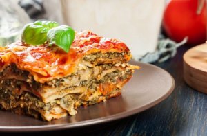 Vegetarian version of a lasagna.