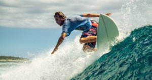 Man surfing.