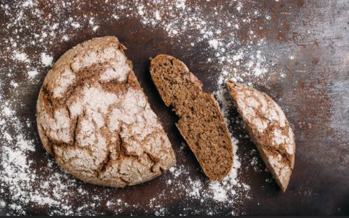 Whole wheat bread is healthy.
