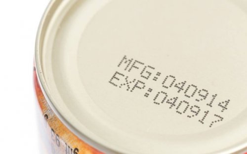 Dates expiration preferred by canned food