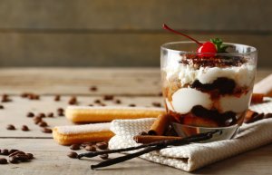 Cinnamon and chocolate dessert