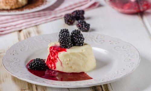 healthy fruit dessert flan