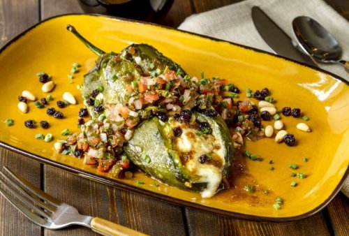 Chiles rellenos are spicy.