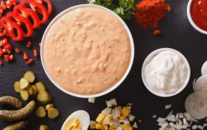 Cold Sauces: pink sauce.