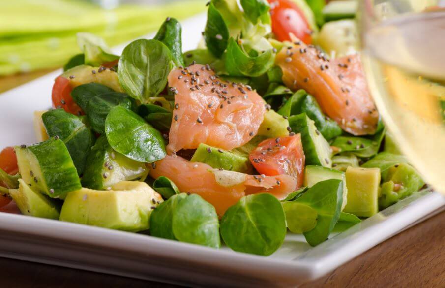 Salmon salad
